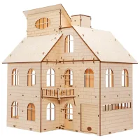 Puzzle 3D Ewa Toys Casa păpușilor 14+/ Numărul de piese: 131
