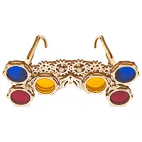 Puzzle 3D Ewa Toys Ochelari: Triunghi 14+/ Numărul de piese: 74