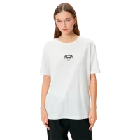 Tricou pentru femei Koton 4SAL10010IK 100% bumbac/ White