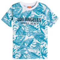 Tricou pentru băieți Koton 4SMB10166TK 110/ Ecru