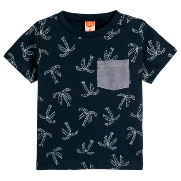 Tricou pentru băieți Koton 4SMB10176TK 86/ Navy photo 1