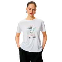 Tricou pentru femei Koton 4SAK50401EK 35% viscoză/ White