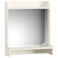 Полка ML-Mobila Liverpool №24 Зеркало/ Слоновая кость