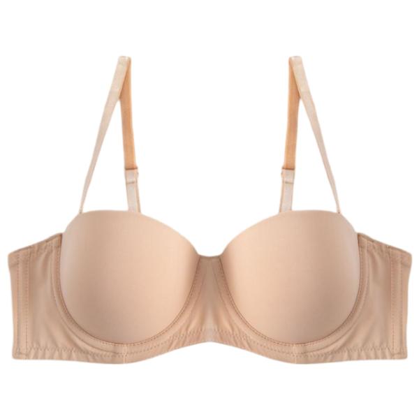 Sutien pentru femei Koton 4SLK10001MK 80B/ Nude/ Pe curelușe photo 1