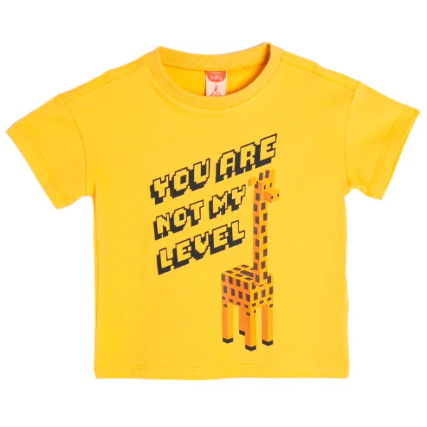 Tricou pentru băieți Koton 4SMB10226TK 104 / Yellow photo 1