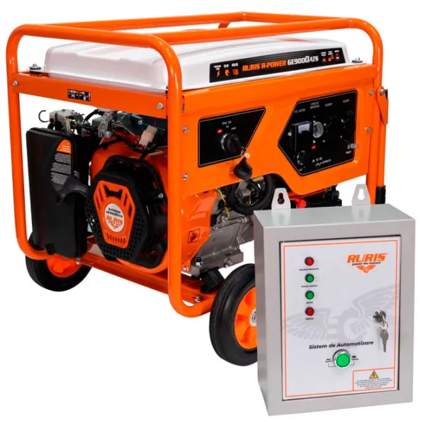 Generator de curent Ruris GE 9000 ATS 220 V Benzină/ 7 kW photo 1