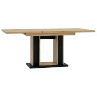 Кухонный стол раскладной Prospero Forest Artisan Oak/Black Меламиновая ДСП/ Черный