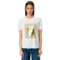 Tricou pentru femei Koton 4SAK50367EK 100% bumbac/ White