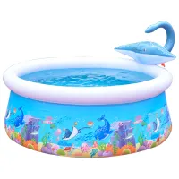 Бассейн SunClub 12150 1143 л/ Надувной/ Синий