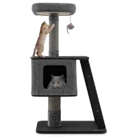 Ansamblu pentru pisici Costway PV10029GR Pe podea/ Gray