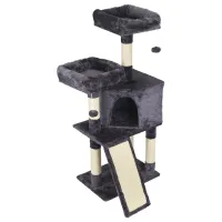 Когтеточка для кошек FunFit 3813 Напольная/ Серый