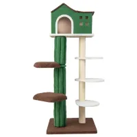 Когтеточка для кошек Costway PV10083GN Напольная/ Зелёный
