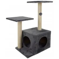Когтеточка для кошек Purlov 21712 Напольная/ Серый