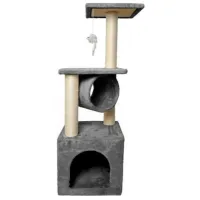 Когтеточка для кошек Malatec Cat Tree Tower 9480 Напольная/ Серый