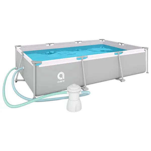Piscină Avenli 17771EU 3701 l/ Cu cadru/ Grey photo 1