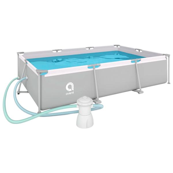 Piscină Avenli 17771EU 3701 l/ Cu cadru/ Grey photo 1