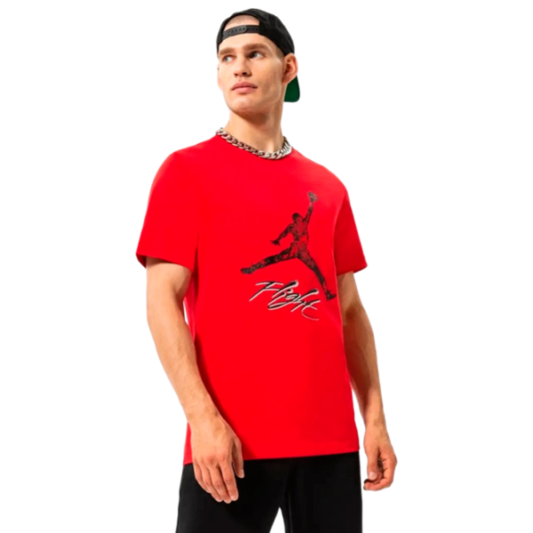 Tricou pentru bărbați Jordan Ess Jumpman Ss Crew 100% bumbac/ Red photo 1 Tricou pentru bărbați Jordan Ess Jumpman Ss Crew 100% bumbac/ Red photo 1