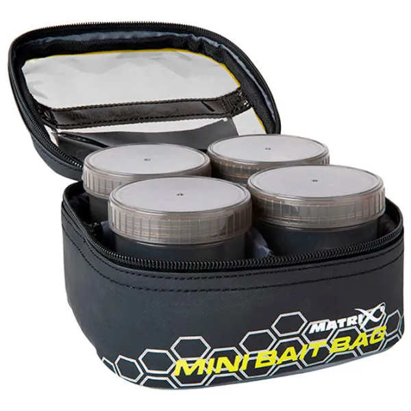 Сумка для аксессуаров Matrix Mini Bait Bag inc 6 pots  photo 1 Сумка для аксессуаров Matrix Mini Bait Bag inc 6 pots  photo 1