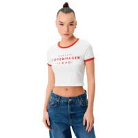 Tricou pentru femei Koton 4SAL10165IK 4 % Elastan/ White