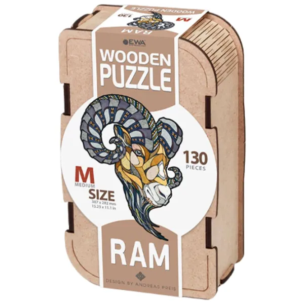 Puzzle 2D Ewa Toys Ram M 14+/ Numărul de piese: 130 photo 1 Puzzle 2D Ewa Toys Ram M 14+/ Numărul de piese: 130 photo 1