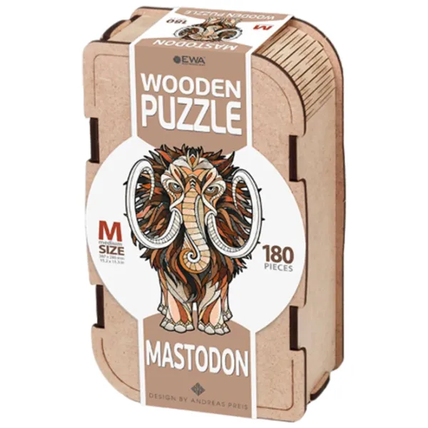Puzzle 2D Ewa Toys Mastodon M 14+/ Numărul de piese: 180 photo 1 Puzzle 2D Ewa Toys Mastodon M 14+/ Numărul de piese: 180 photo 1