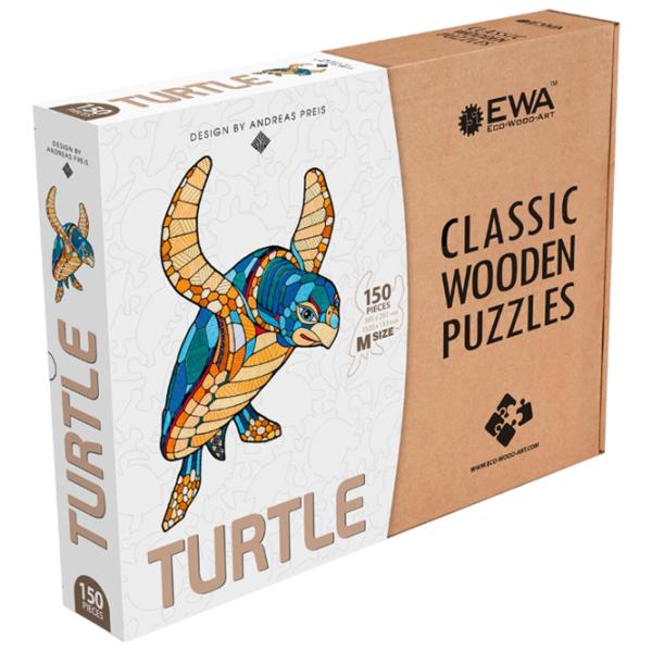 Puzzle 2D Ewa Toys Turtle M 14+/ Numărul de piese: 150 photo 1 Puzzle 2D Ewa Toys Turtle M 14+/ Numărul de piese: 150 photo 1