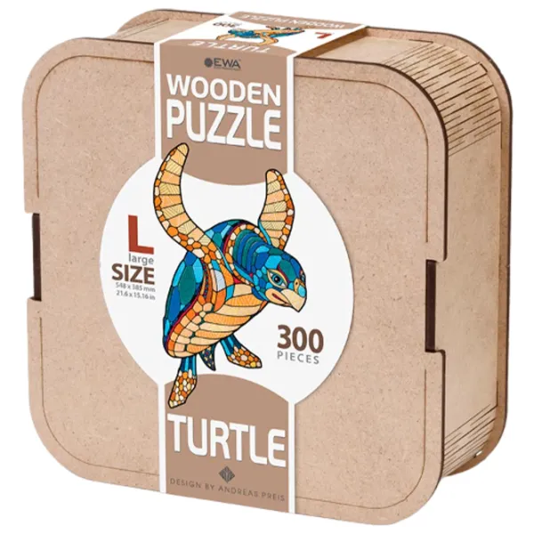 Puzzle 2D Ewa Toys Turtle L 14+/ Numărul de piese: 300 photo 1 Puzzle 2D Ewa Toys Turtle L 14+/ Numărul de piese: 300 photo 1