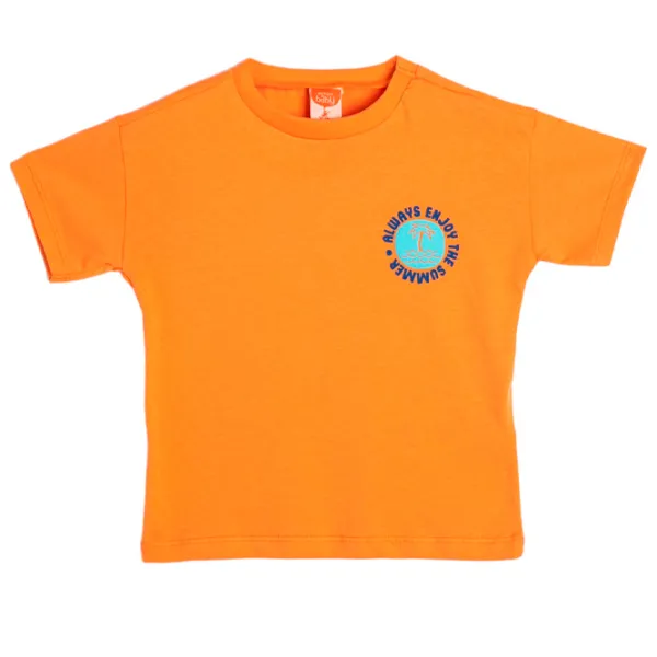Tricou pentru băieți Koton 4SMB10115TK 92 / Orange photo 1