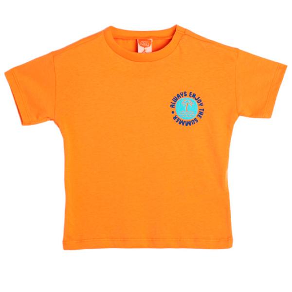 Tricou pentru băieți Koton 4SMB10115TK 92 / Orange photo 1