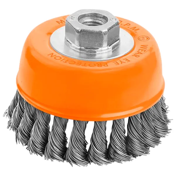 Проволочная чашечная щётка Wokin 770104 100 мм photo 1