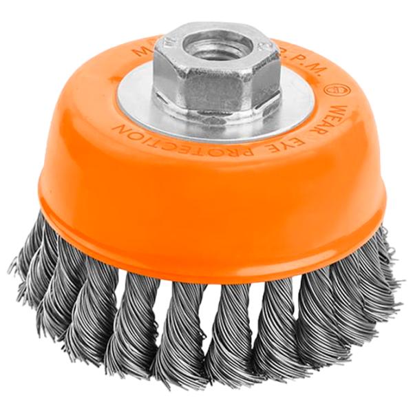Проволочная чашечная щётка Wokin 770104 100 мм photo 1