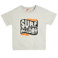 Tricou pentru băieți Koton 4SMB10137TK 104/ Gray