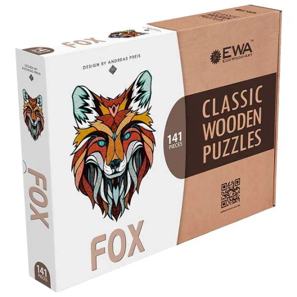 Puzzle 2D Ewa Toys Fox M 14+/ Numărul de piese: 141 photo 1 Puzzle 2D Ewa Toys Fox M 14+/ Numărul de piese: 141 photo 1
