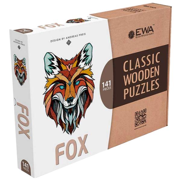 Puzzle 2D Ewa Toys Fox M 14+/ Numărul de piese: 141 photo 1 Puzzle 2D Ewa Toys Fox M 14+/ Numărul de piese: 141 photo 1