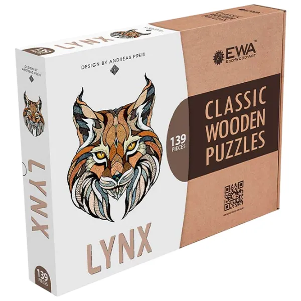 Puzzle 2D Ewa Toys Lynx M 14+/ Numărul de piese: 139 photo 1