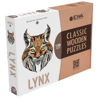 Puzzle 2D Ewa Toys Lynx M 14+/ Numărul de piese: 139