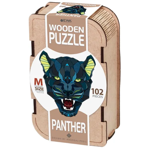 Пазл 2D Ewa Toys Panther M 14+/ Количество деталей: 102 photo 1 Пазл 2D Ewa Toys Panther M 14+/ Количество деталей: 102 photo 1