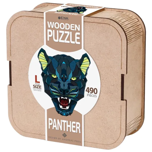 Puzzle 2D Ewa Toys Panther L 14+/ Numărul de piese: 490 photo 1 Puzzle 2D Ewa Toys Panther L 14+/ Numărul de piese: 490 photo 1