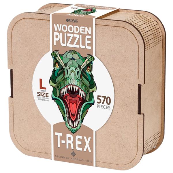 Puzzle 2D Ewa Toys T-Rex L 14+/ Numărul de piese: 570 photo 1 Puzzle 2D Ewa Toys T-Rex L 14+/ Numărul de piese: 570 photo 1