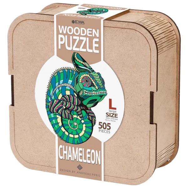 Пазл 2D Ewa Toys Chameleon L 14+/ Количество деталей: 505 photo 1 Пазл 2D Ewa Toys Chameleon L 14+/ Количество деталей: 505 photo 1