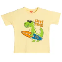 Tricou pentru băieți Koton 4SMB10030TK 110/ Yellow