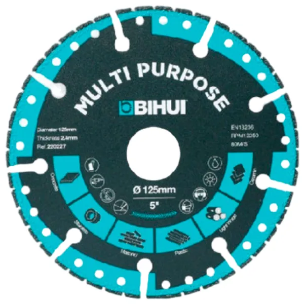 Диск универсальный BIHUI DSBS125  photo 1