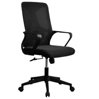 Fotoliu de birou DecoPrim F-20141 A Plasă acrilică/ Black Black