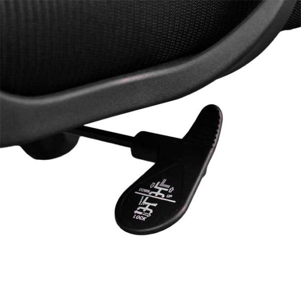 Fotoliu de birou DecoPrim F-20141 A Plasă acrilică/ Black Black photo 11