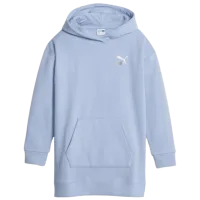 Толстовка для девочек Puma Classics Sweater Wthr Hoodie Fl G Blissful 176/ Синий