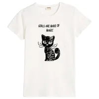 Tricou pentru fete Koton 4SKG10052AK 122 - 128 cm / Beige