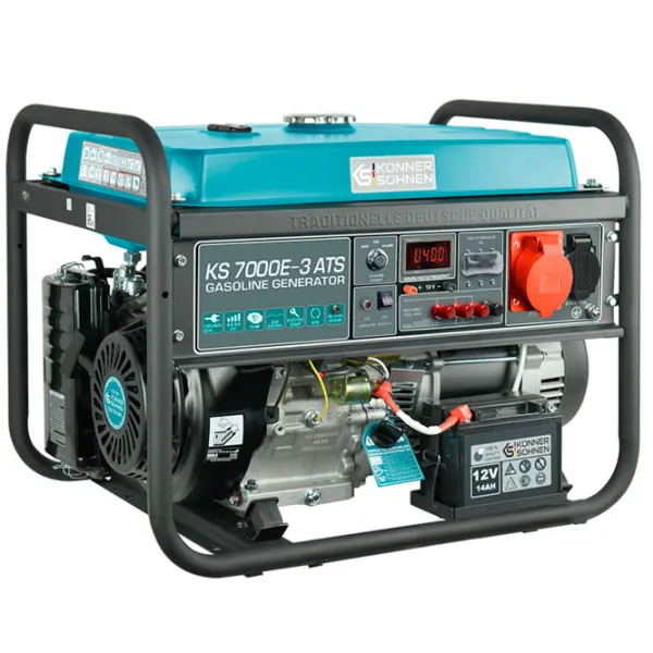 Генератор Könner & Söhnen KS 7000E-3 ATS 230/ 400 В Бензин/ 5 кВт photo 1