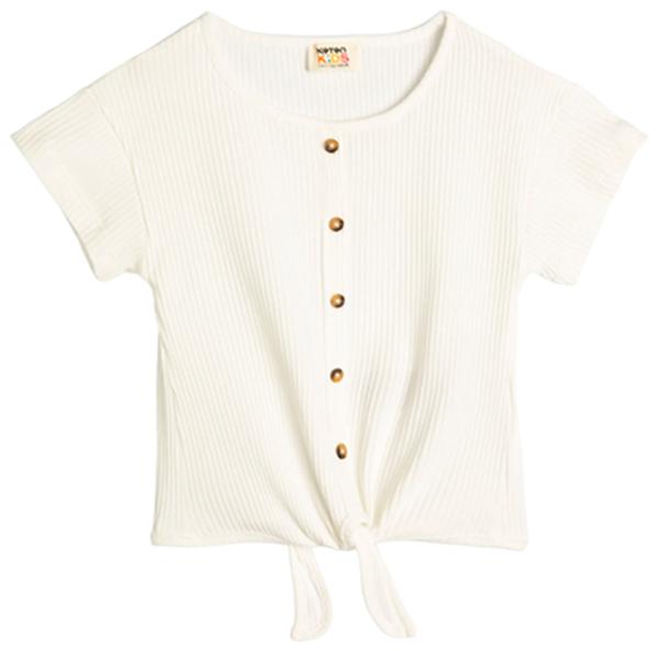 Tricou pentru fete Koton 4SKG10045AK 146 - 152 cm / Beige photo 1