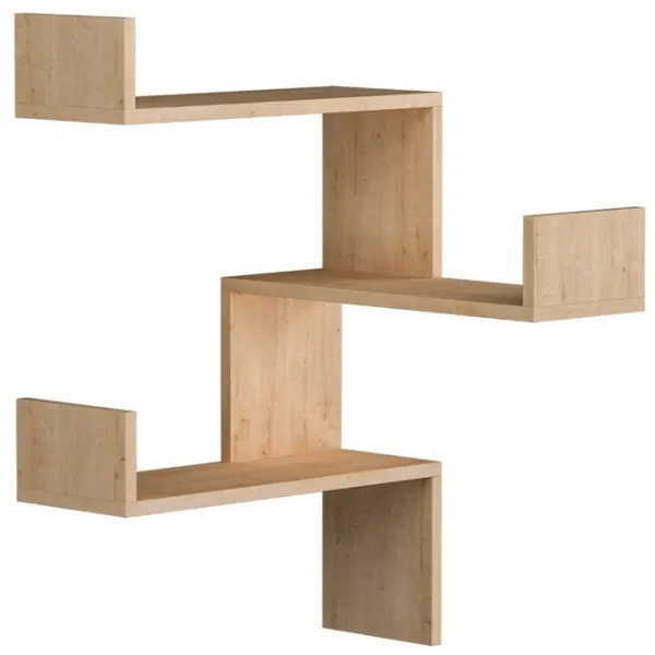 Raft Showdeko Luksa Bookcase PAL/ Oak photo 1 Raft Showdeko Luksa Bookcase PAL/ Oak photo 1