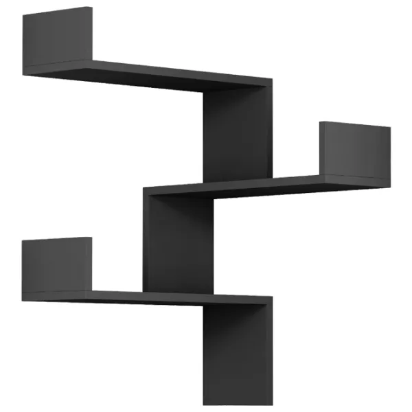 Raft Showdeko Luksa Bookcase PAL/ Anthracite photo 1 Raft Showdeko Luksa Bookcase PAL/ Anthracite photo 1